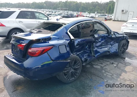 2018 Infiniti Q50 3.0T Sport z USA, uszkodzony, nr VIN JN1EV7AR3JM433922